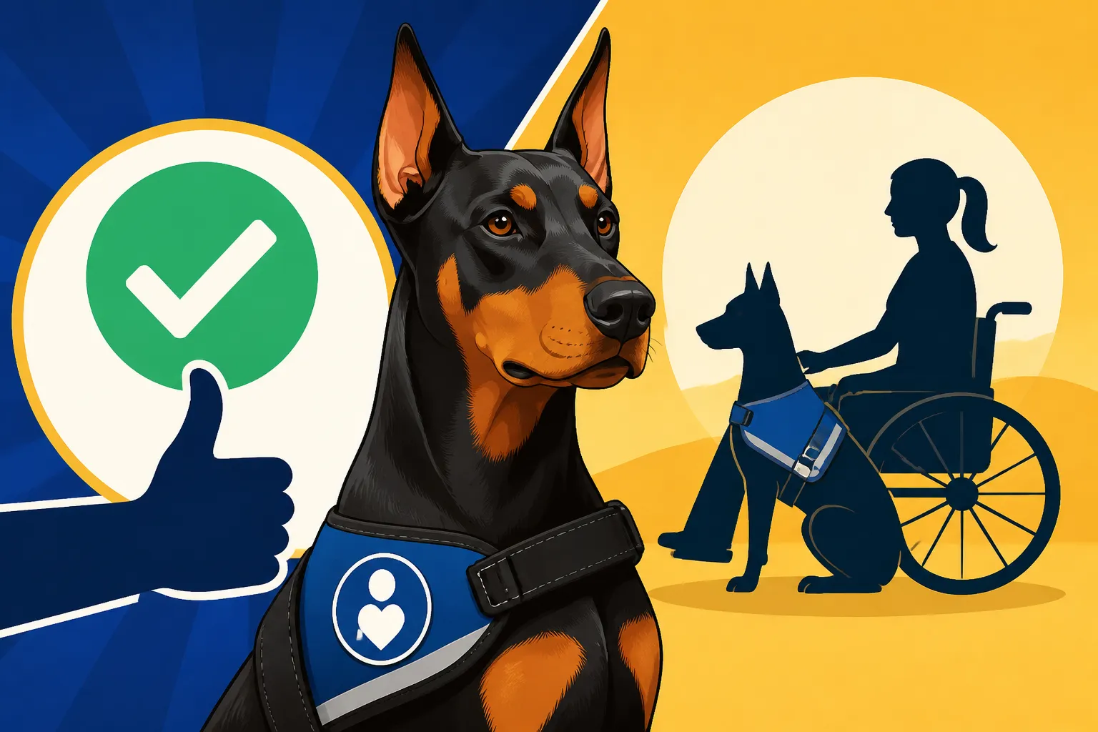 Whether Dobermans Make Good Service Dogs