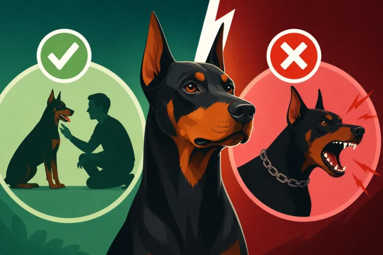 Whether the Standard Calls a Doberman Aggressive