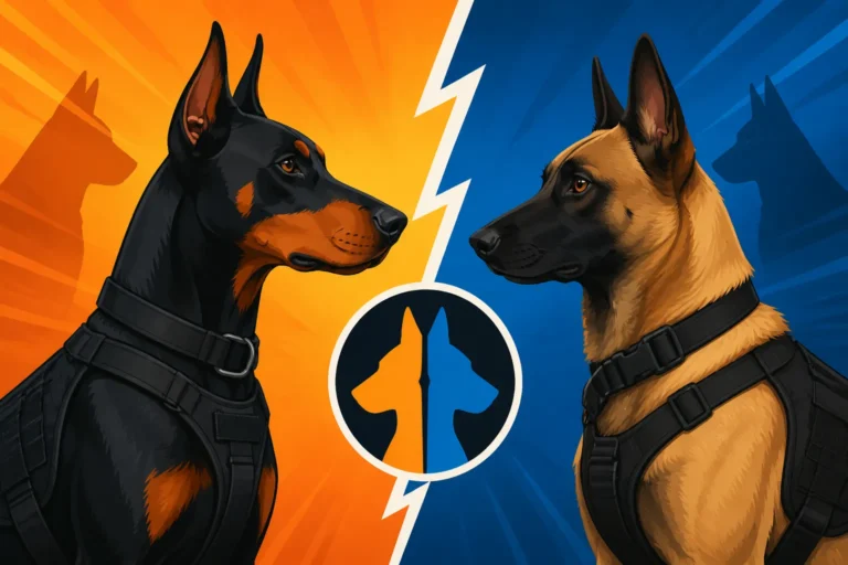 Doberman Against Belgian Malinois for Work