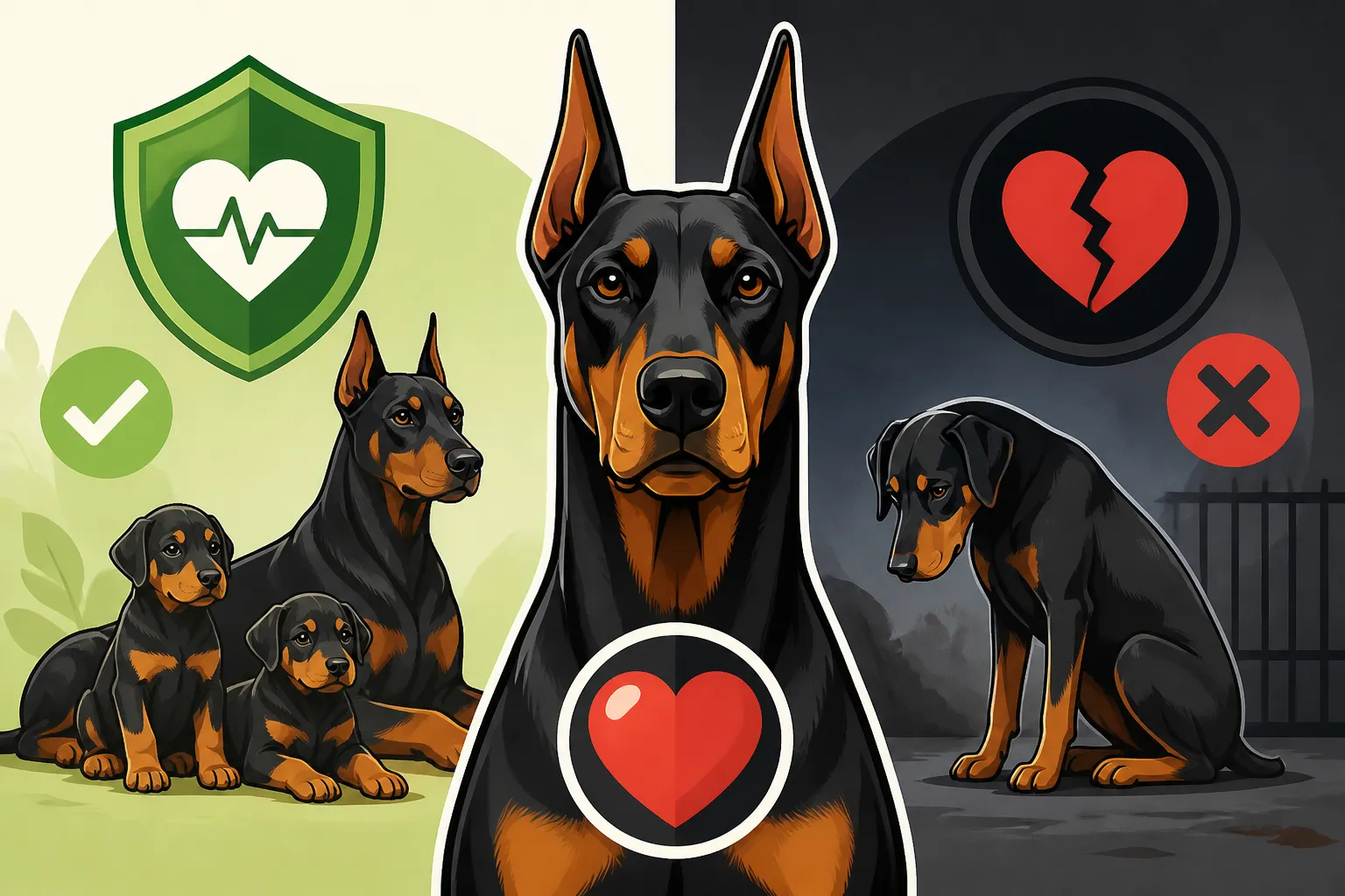 What Separates a Doberman Breeder Who Tests Hearts