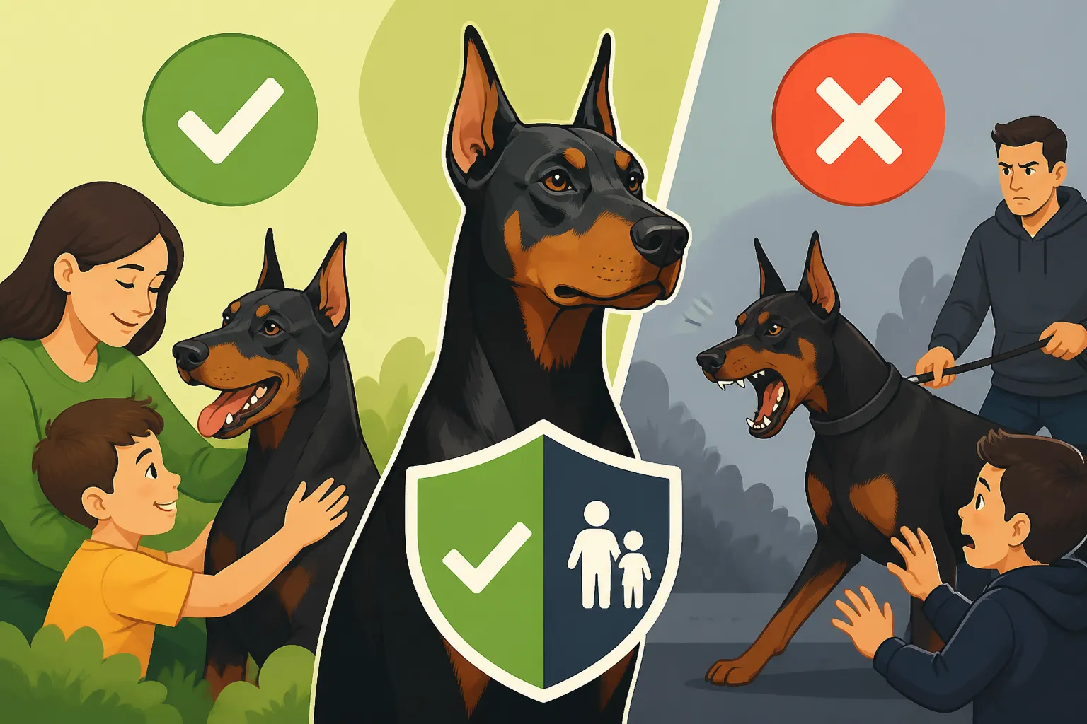 Whether an Adult Doberman Is a Safer Choice