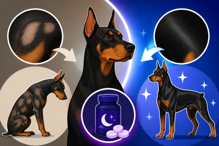 Whether Melatonin Helps Doberman Coat Loss