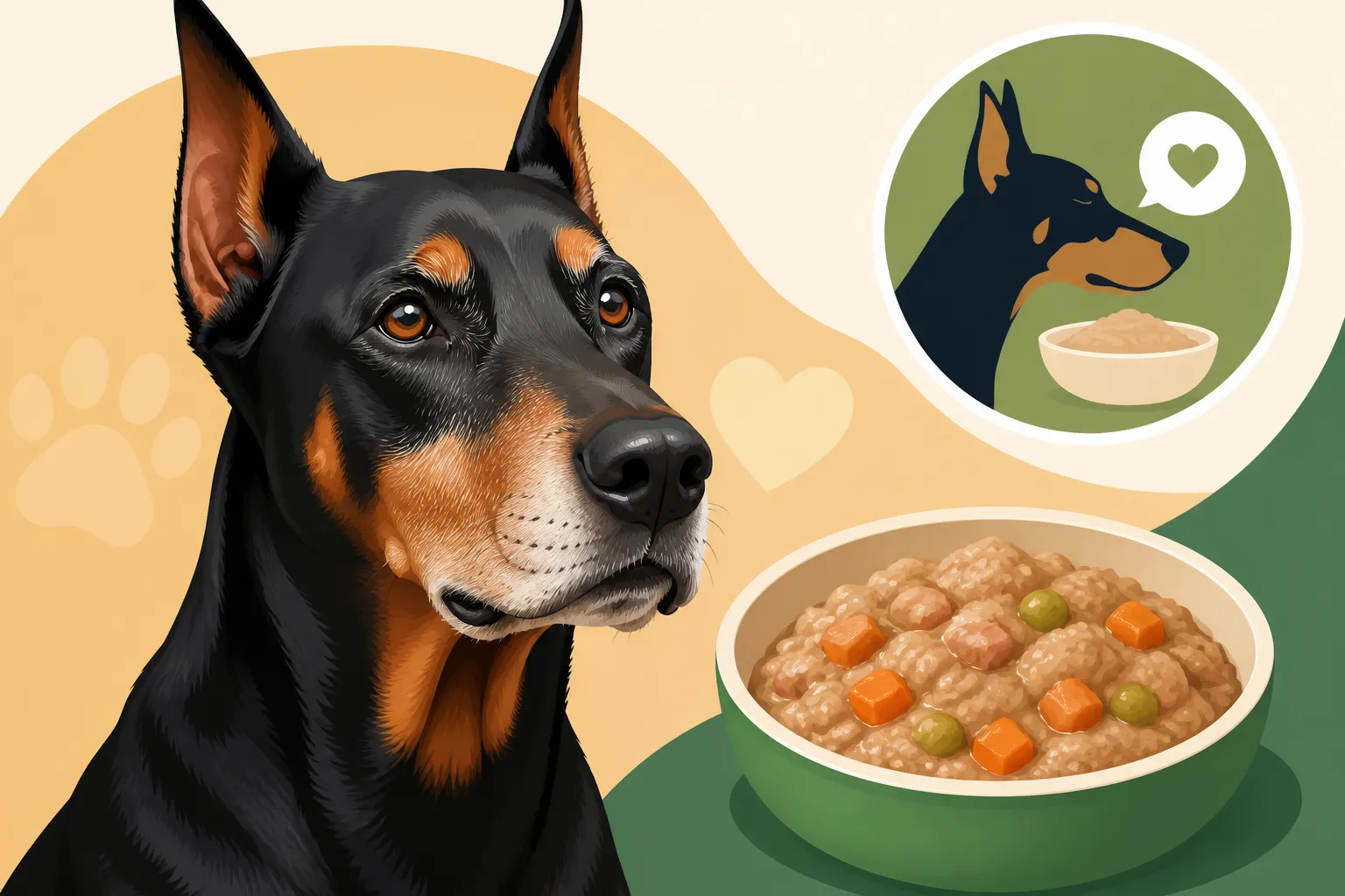 Softer Meals for a Senior Doberman