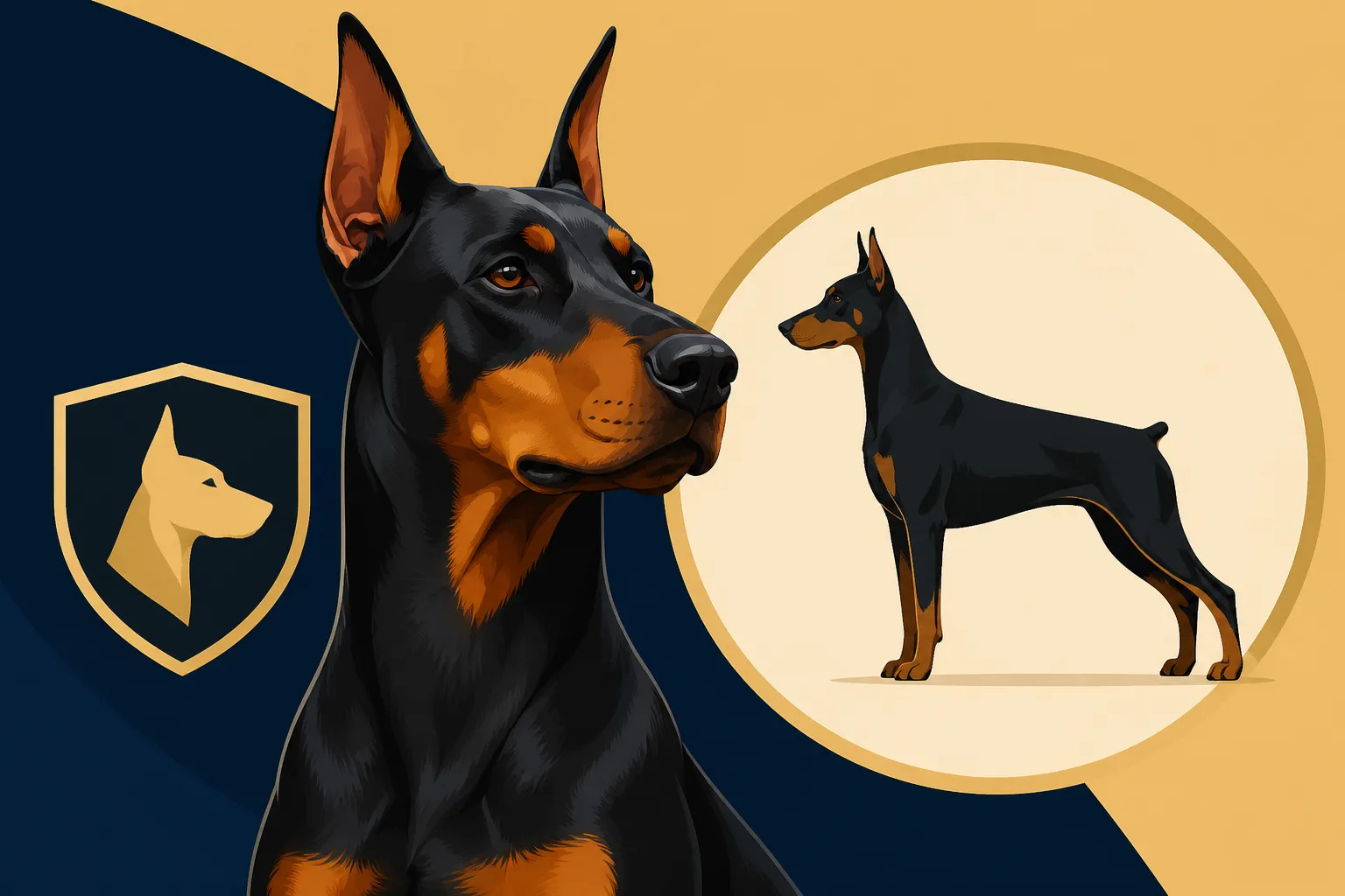 The Doberman the AKC Standard Describes