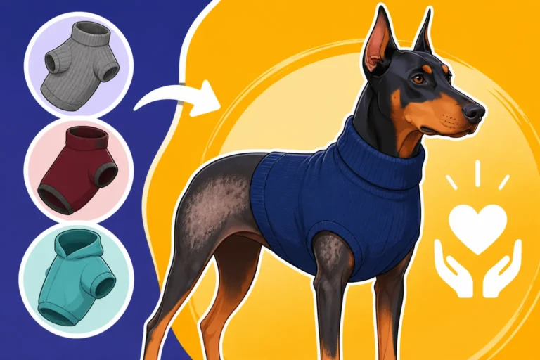 Sweaters for a Doberman That Has Lost Coat