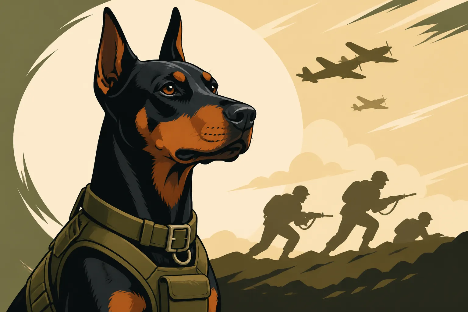 The Doberman's War Record