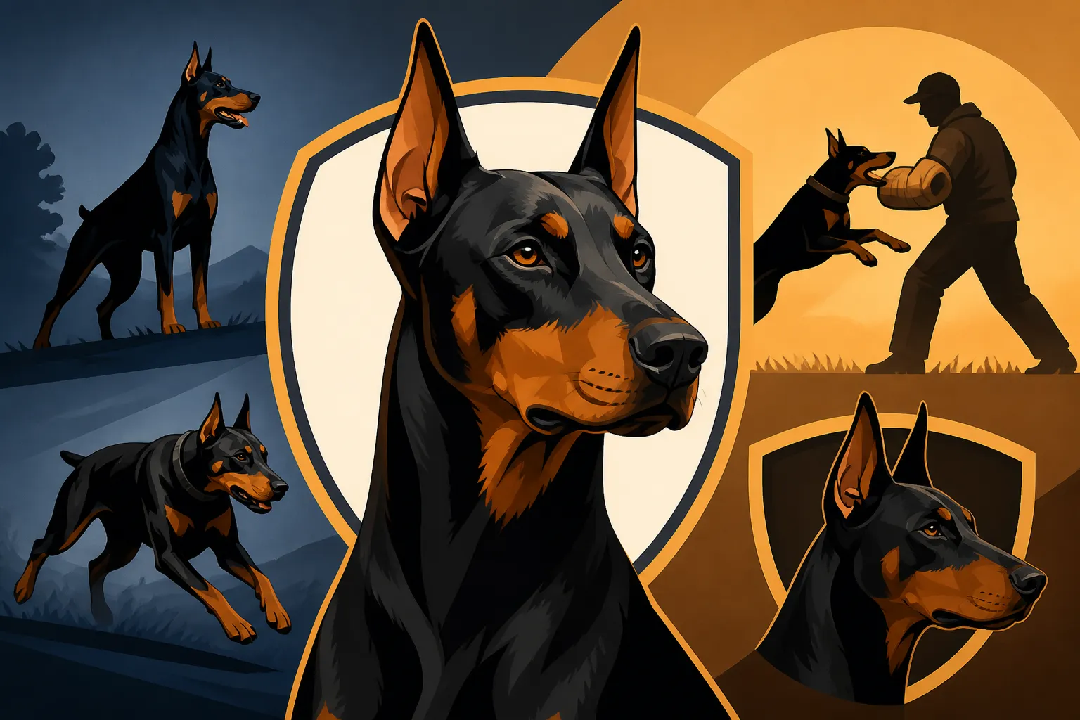Doberman Temperament as the Standard Describes It