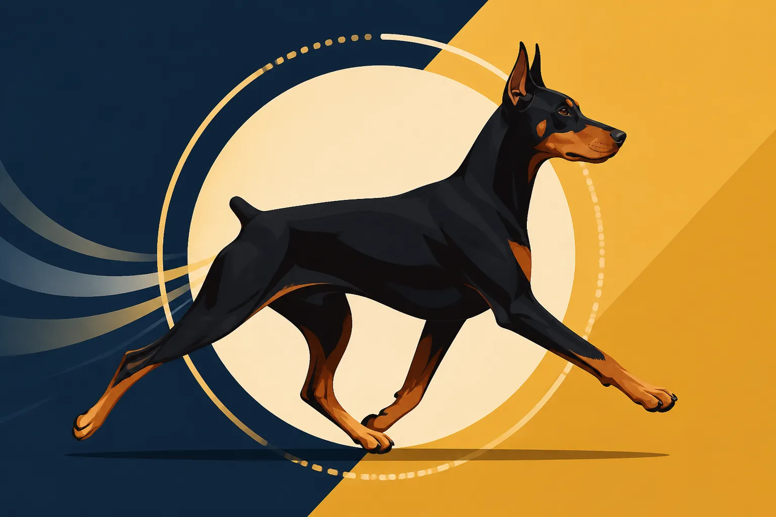 Doberman Gait and the Reach the Ring Wants
