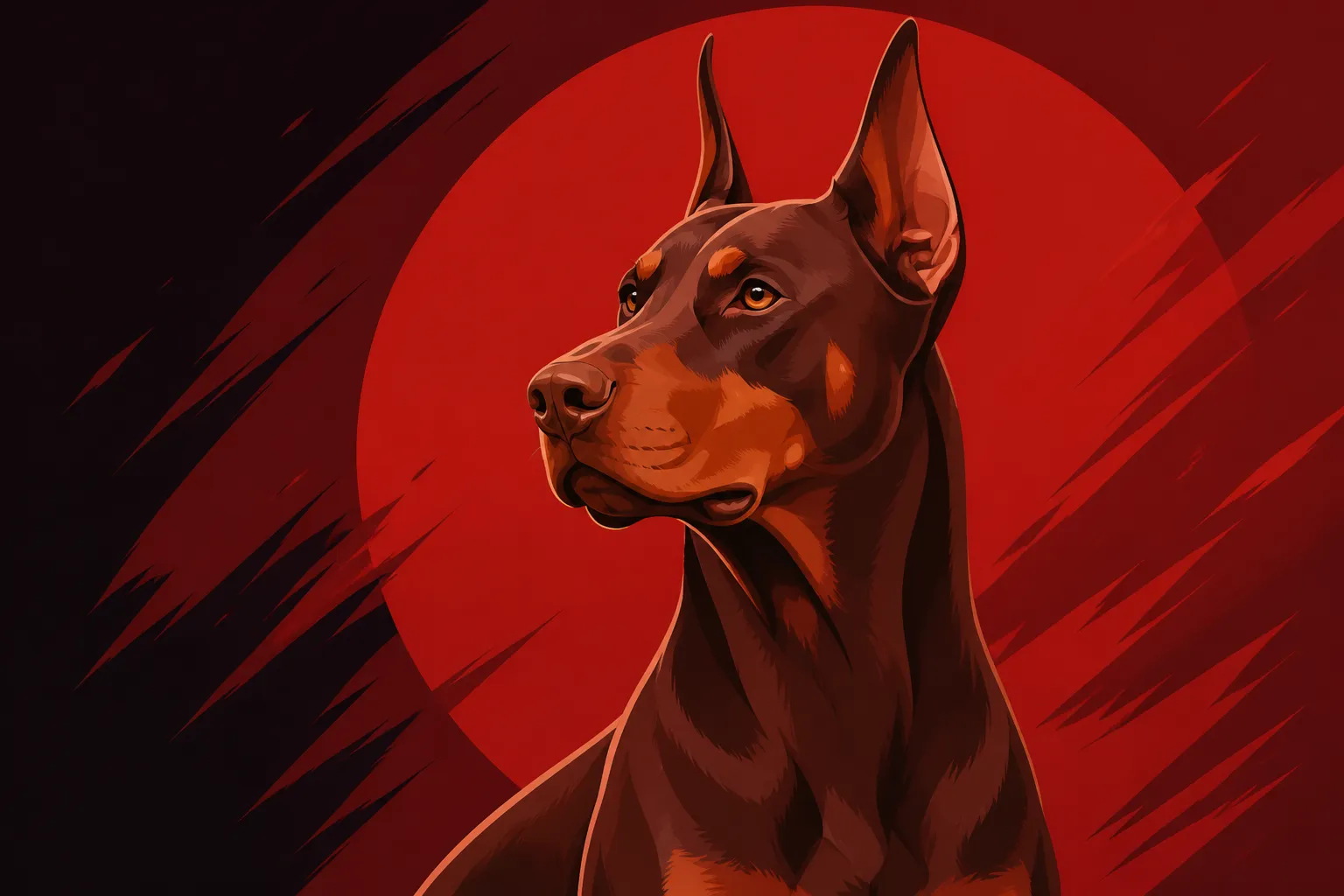 The Red Doberman