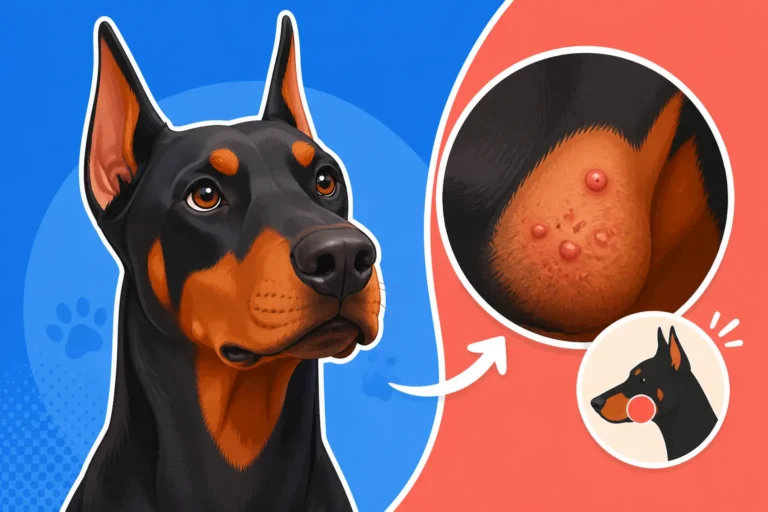 Whether a Doberman Gets Acne