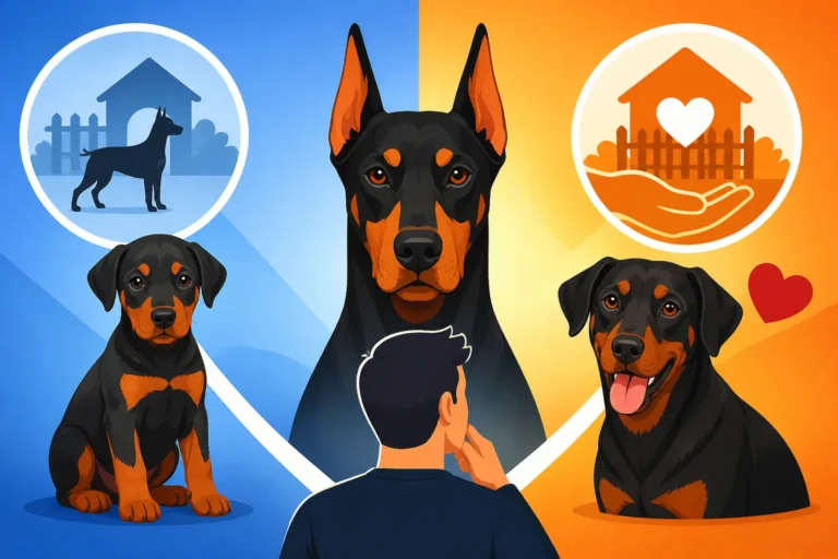 Choosing a Doberman Breeder or a Rescue