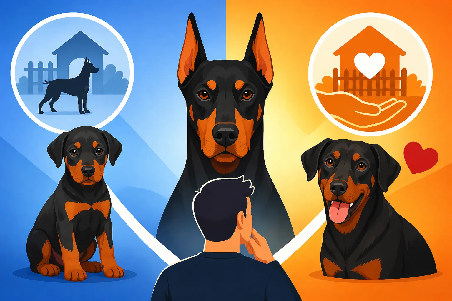 Choosing a Doberman Breeder or a Rescue