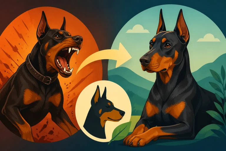 Why the Doberman Was Bred Calmer Over Time